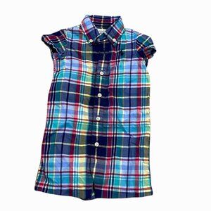 Ralph Lauren Plaid Romper 6 Month